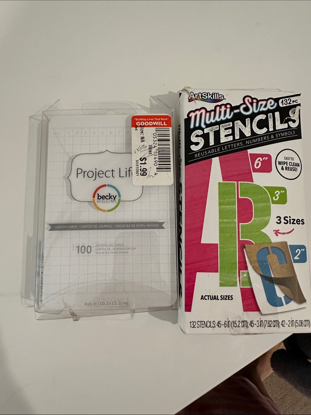 Project Life Cards & Stencils